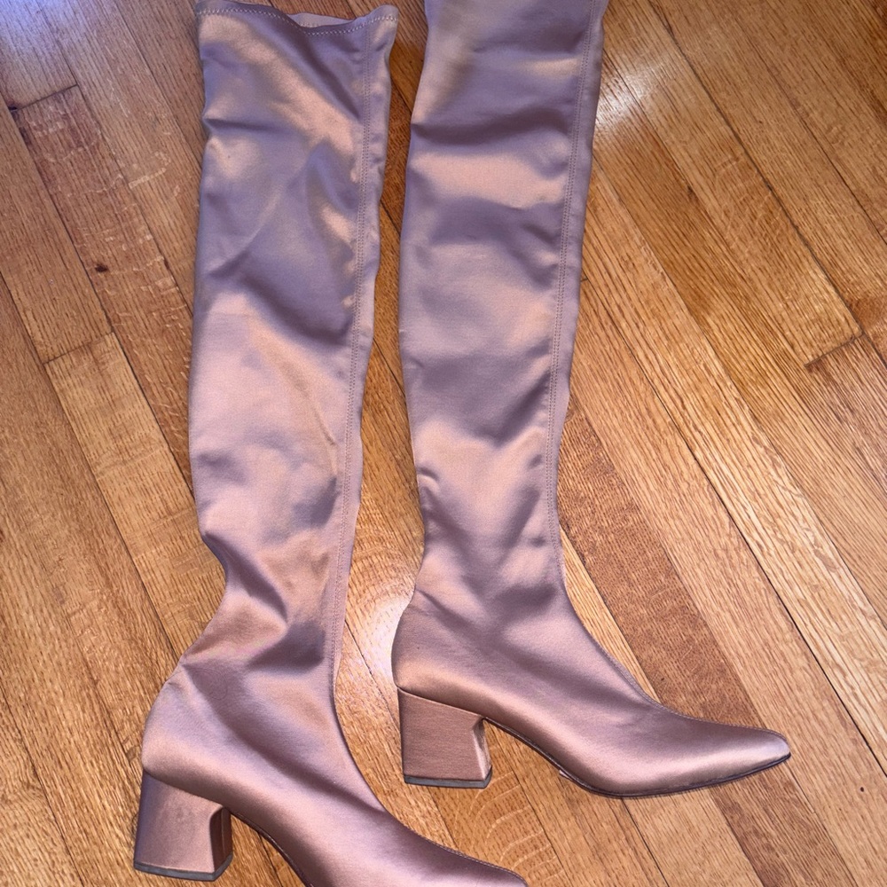 Rachel Comey over the knee nude boots size 7